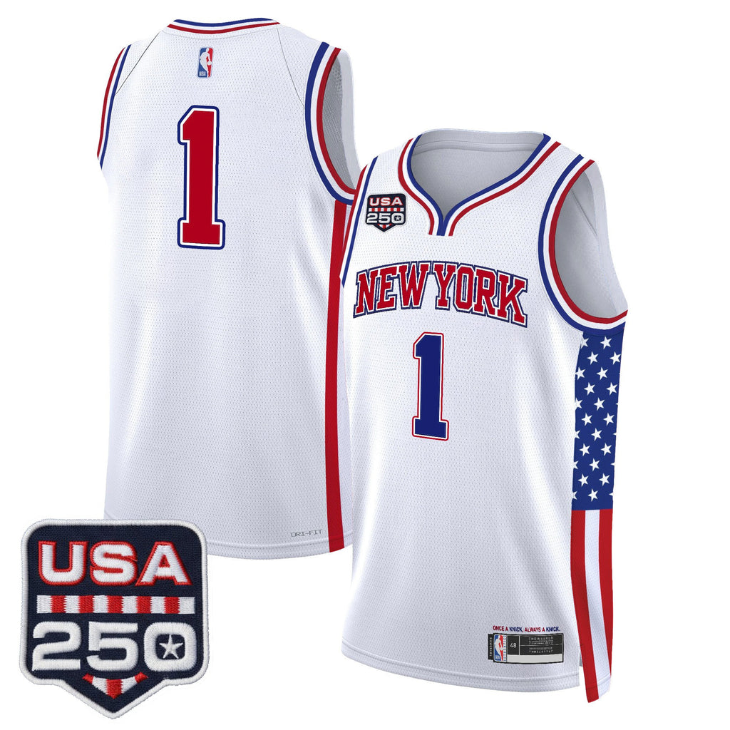 Men's New York Knicks "America 250 Edition" Swingman Jersey - All Stitched