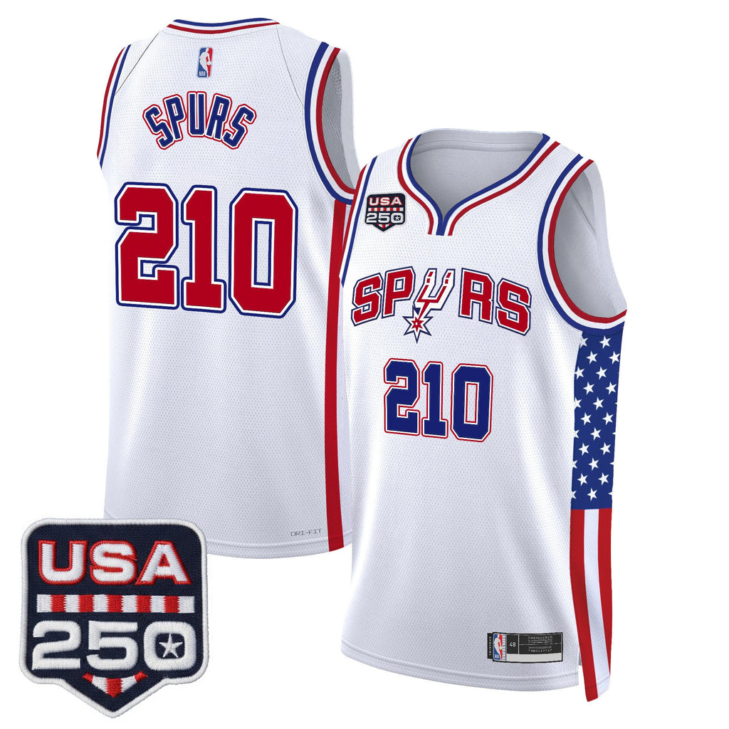 Men's San Antonio Spurs "America 250 Edition" Swingman Jersey - All Stitched