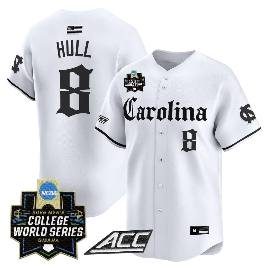 Men's North Carolina Tar Heels 2026 World Series Vapor Premier Limited Jersey - Gothic Edition - All Stitched