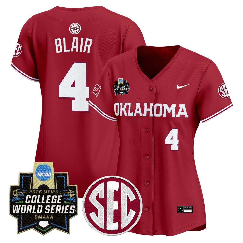 Women's Oklahoma Sooners 2026 World Series Vapor Premier Limited Jersey - All Stitched